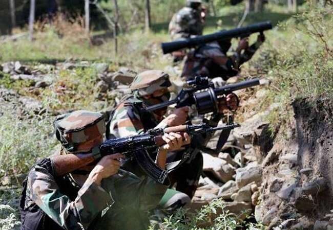 Encounter begins between security forces and terrorists in Kulgam, Kashmir, firing continues from both sides