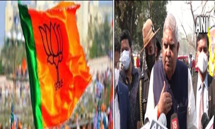 BJP accuses Bengal governor of 'inaction', protests outside Raj Bhavan