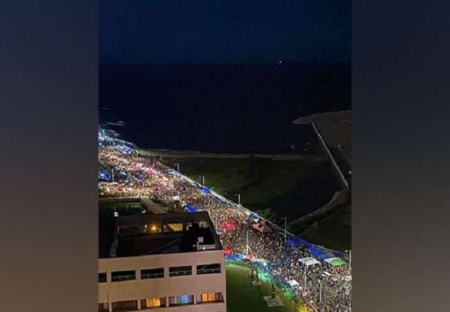 People take to the streets in Colombo amid severe economic crisis in Sri Lanka, the opposition signs the impeachment of the President